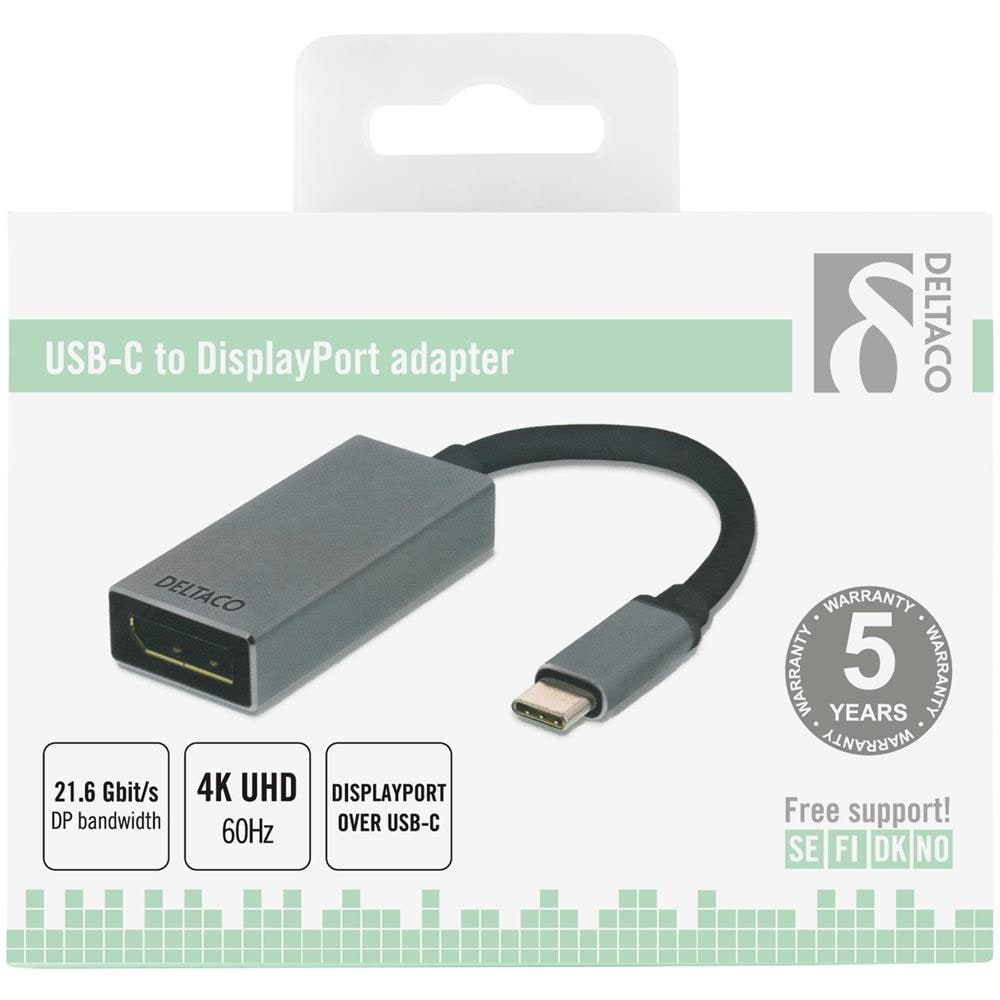 Usb-c - Adattatore Dp, Usb-c Ha, Dp Ho, 3840x2160 60hz, Spazio Gre - Foto 3