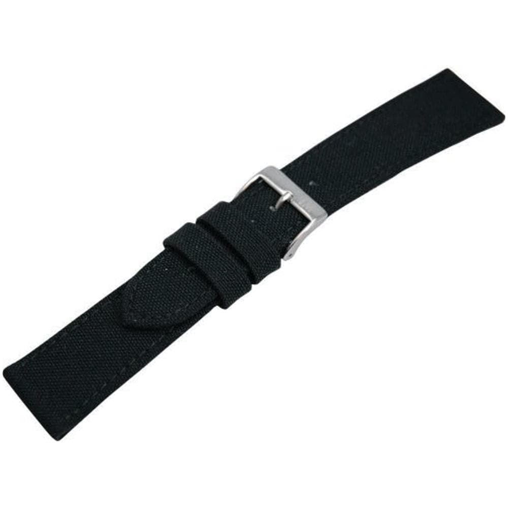 A01u2779110019cr24 Cordura / 2 Cinturino In Pelle, Uomo, Larghezza 24 Mm / 20 Mm, Nero - Foto 1