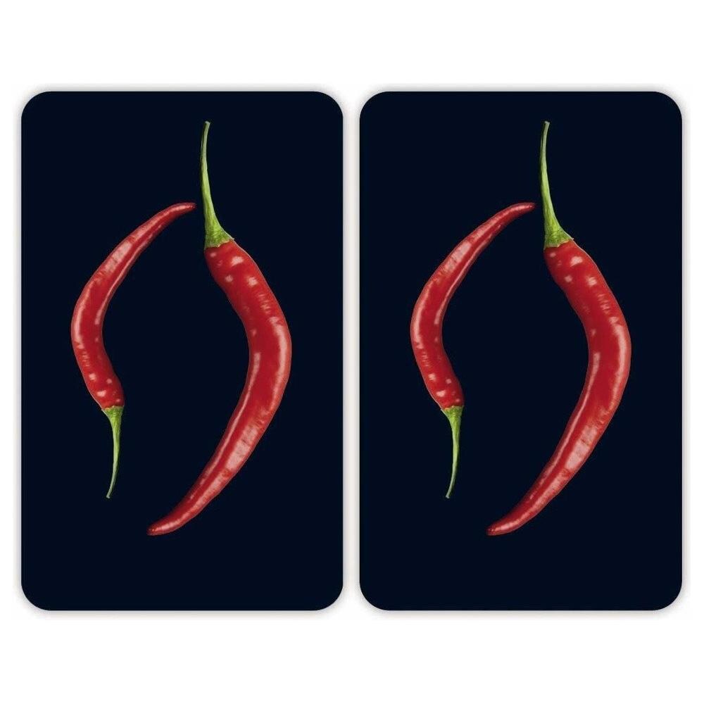 Sottobicchiere Piastre Protettive, Hot Chili Duo — 2 Pezzi, Wenko - Foto 1
