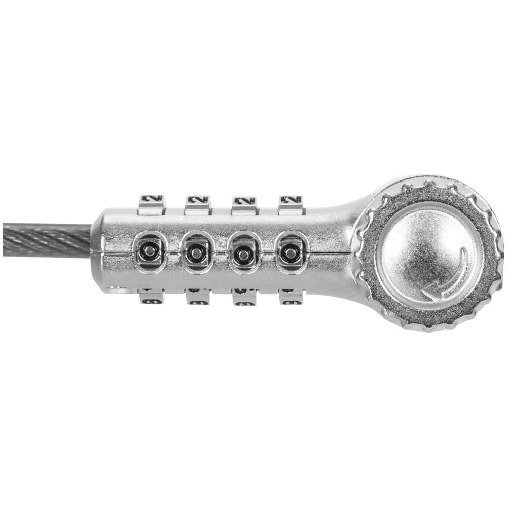 DEFCON - Blocco cavo di sicurezza - argento - 2 m - Foto 2