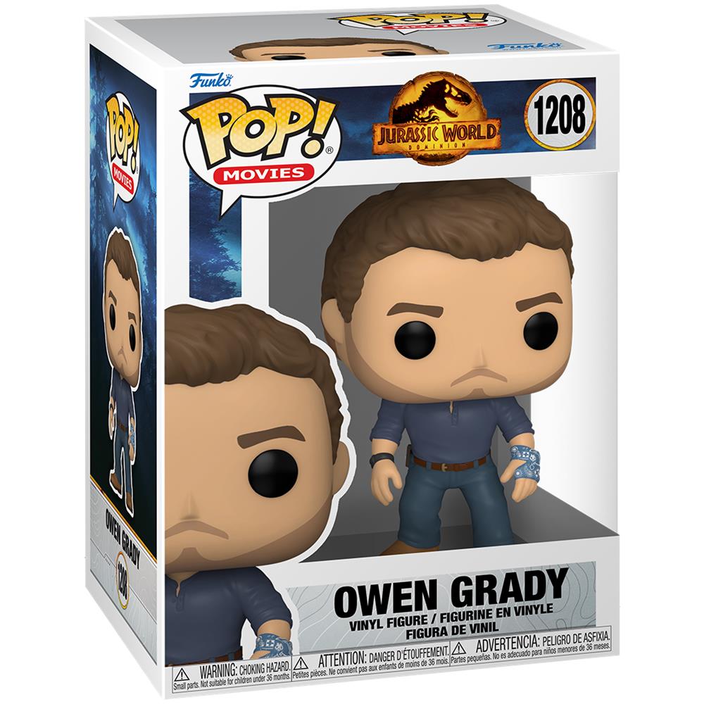 Jurassic World 3 Pop! Movies Vinyl Figure Owen Grady 9 Cm - Foto 4
