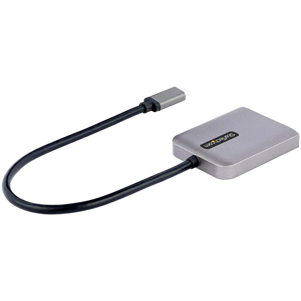 Adattatore USB-C a DisplayPort a 2 Porte - Hub MST Doppia Porta DP 1.4 Alt Mode e DSC fino a 5K 60Hz - Splitter USB Tipo-C Multi-Monitor DisplayPort per Laptop - HDR - Cavo da 30 cm - Solo Windows - Foto 2