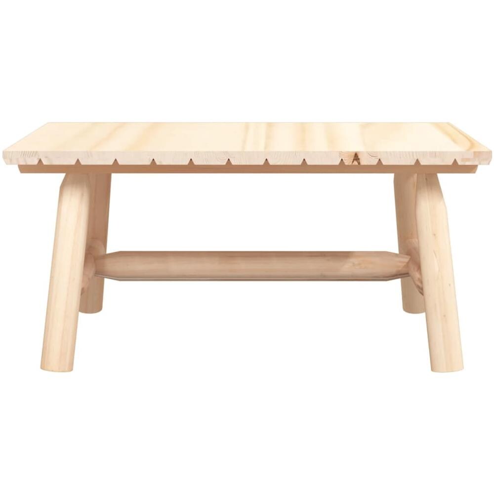 Tavolino da Salotto 90x50x41 cm Legno Massello di Abete Rosso - Foto 5
