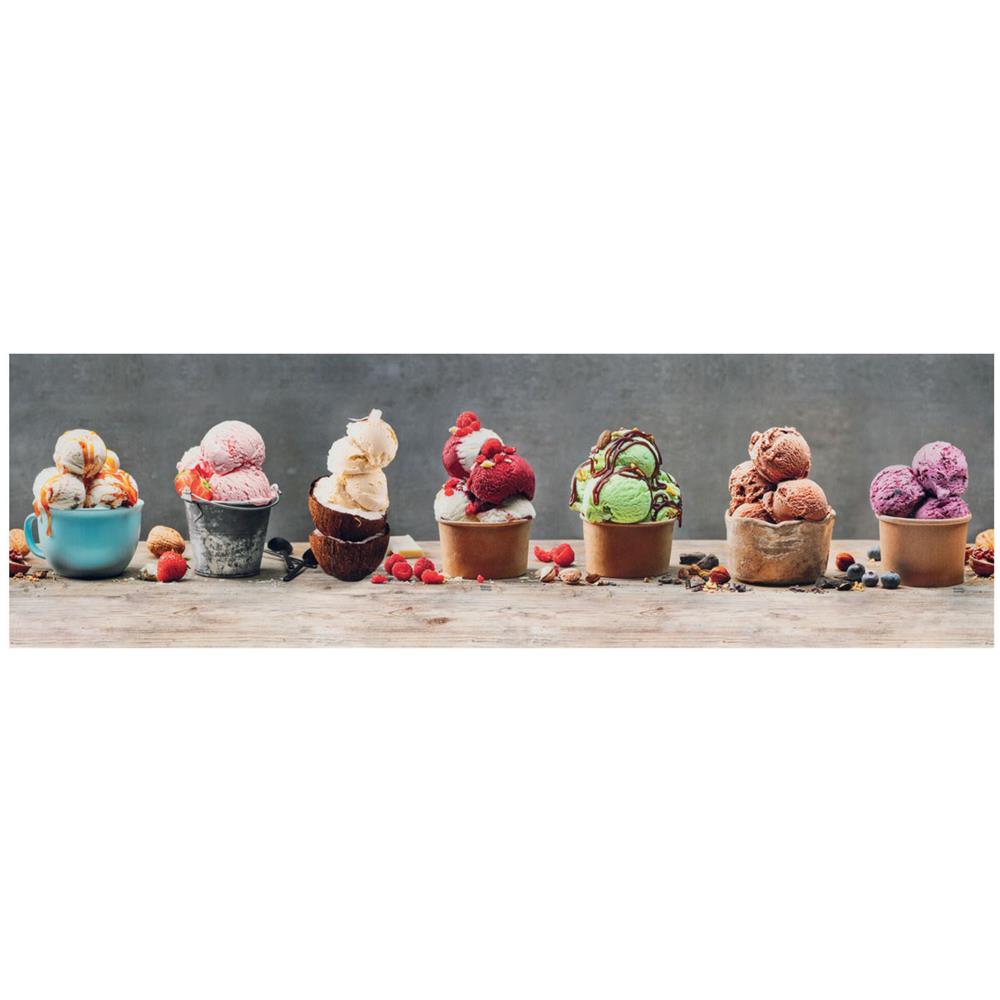 Tappeto Passatoia Cucina Antiscivolo Stampa Digitale Sprinty Varie Fantasie 52x280 Gelati - Foto 1