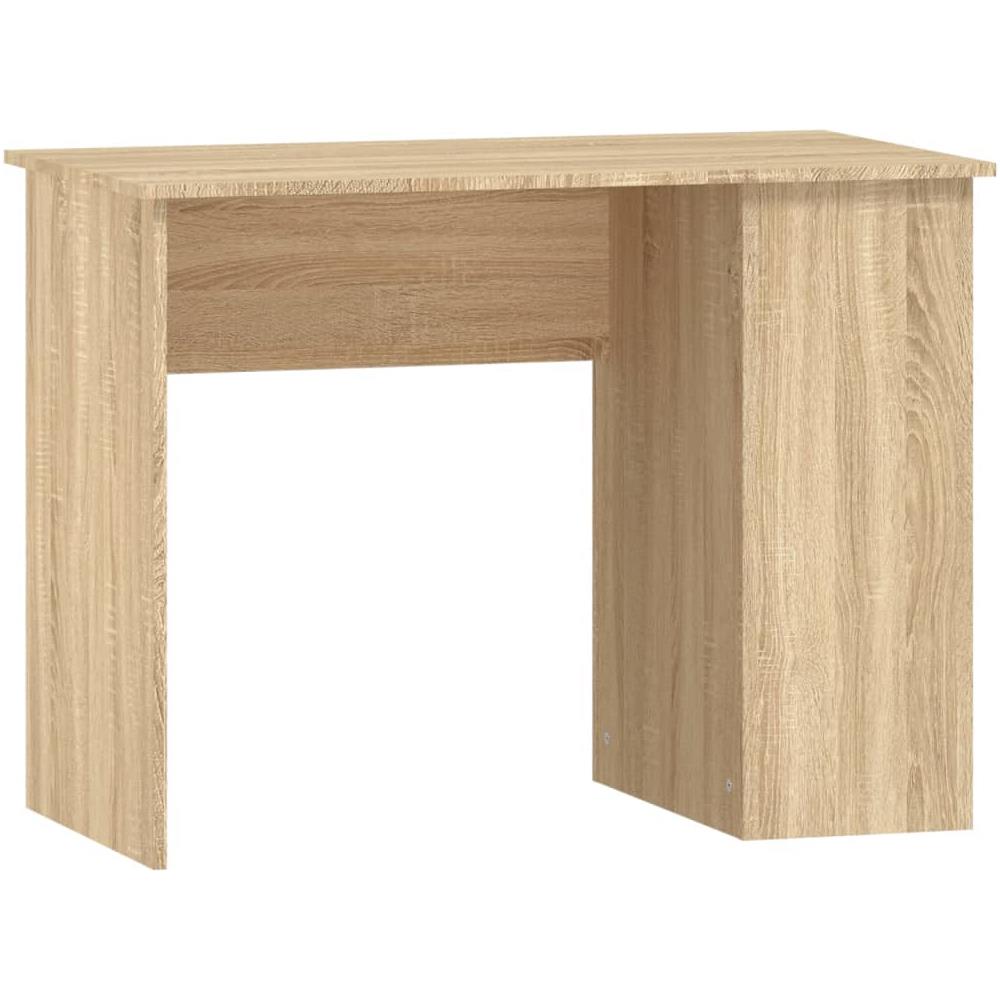 Scrivania Rovere Sonoma 100x55x75 Cm In Legno Multistrato - Foto 2