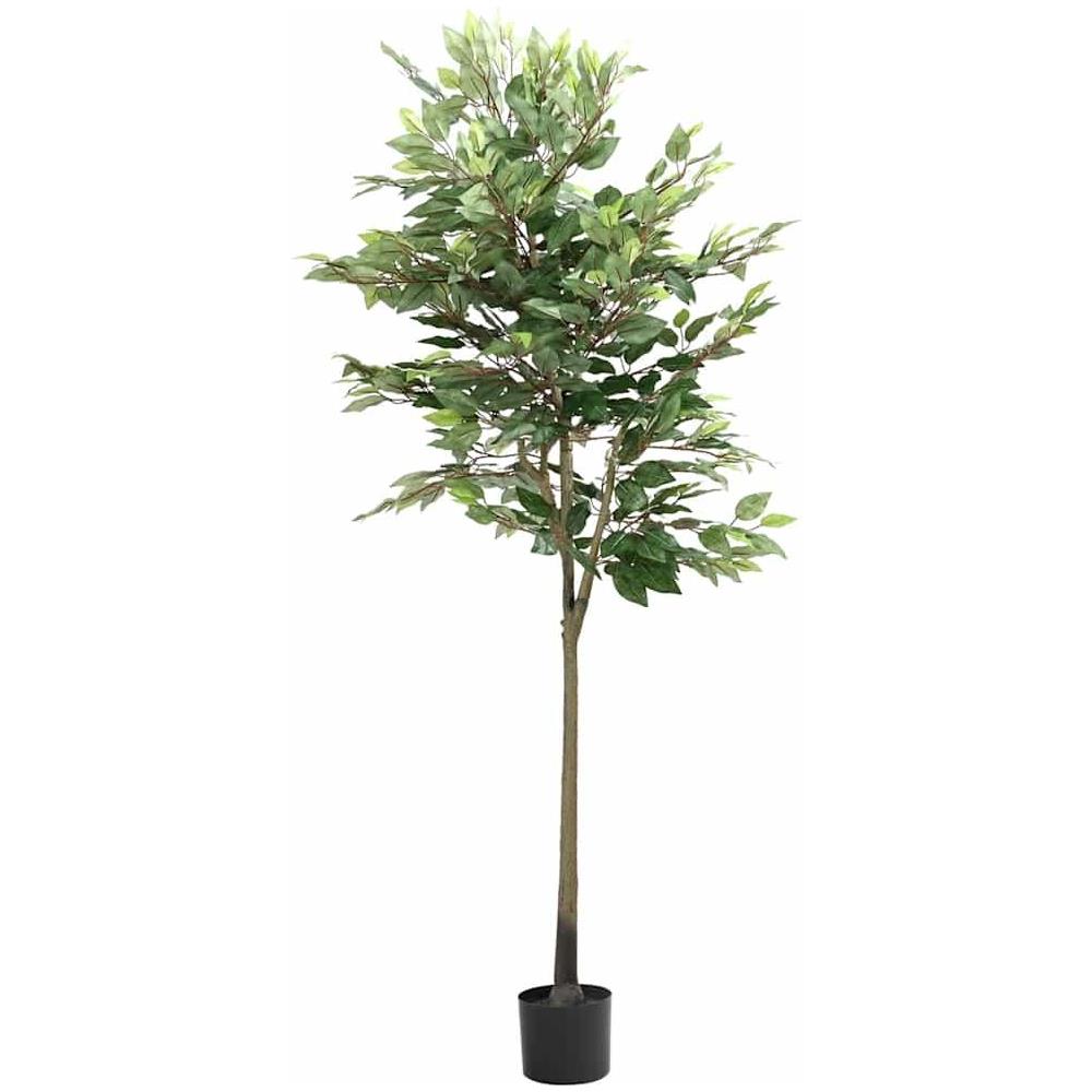 Albero di Ficus Artificiale 756 Foglie 170 cm Verde - Foto 1