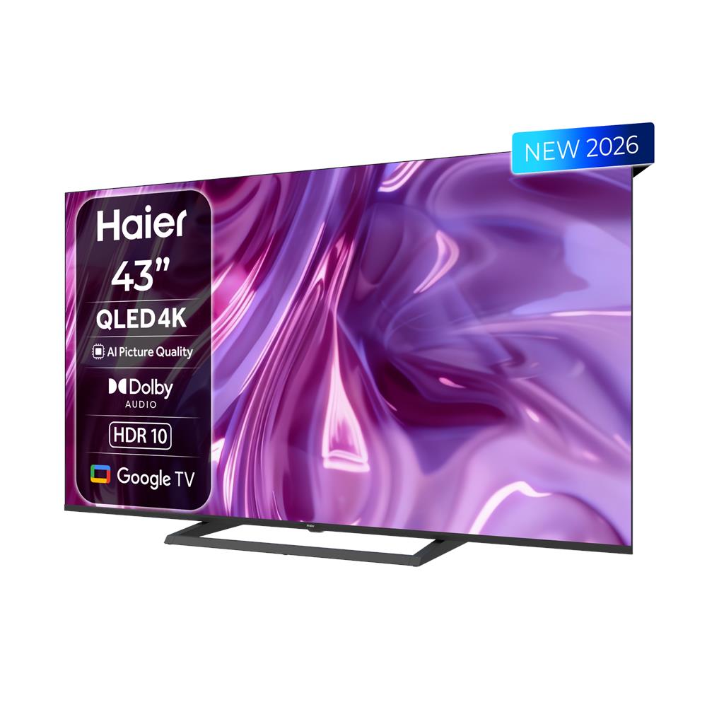 Smart TV QLED 43" H43S80GUX, 4K, Google TV, AI Picture Quality, HDR10, Dolby Audio, HDMI 2.1 x4, Bluetooth 5.1 - Foto 1
