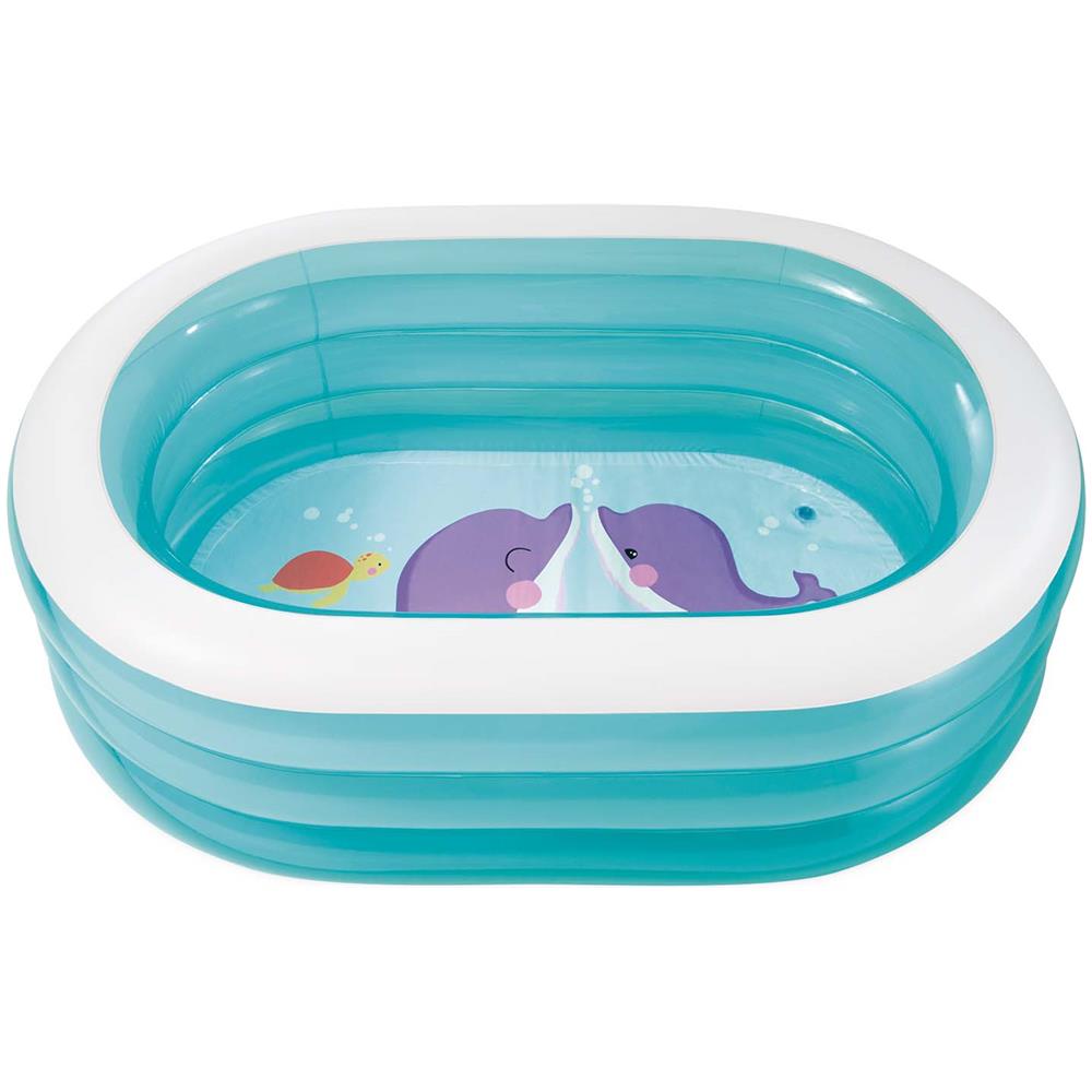 57482NP - Piscina Baby Ovale, Colori Assortiti, 163x107x46 cm - Foto 1