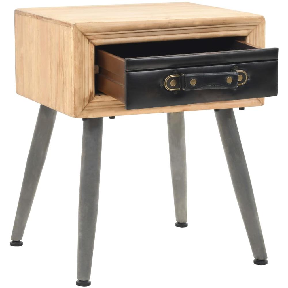Comodino In Legno Massello Di Abete 43x38x50 Cm - Foto 7