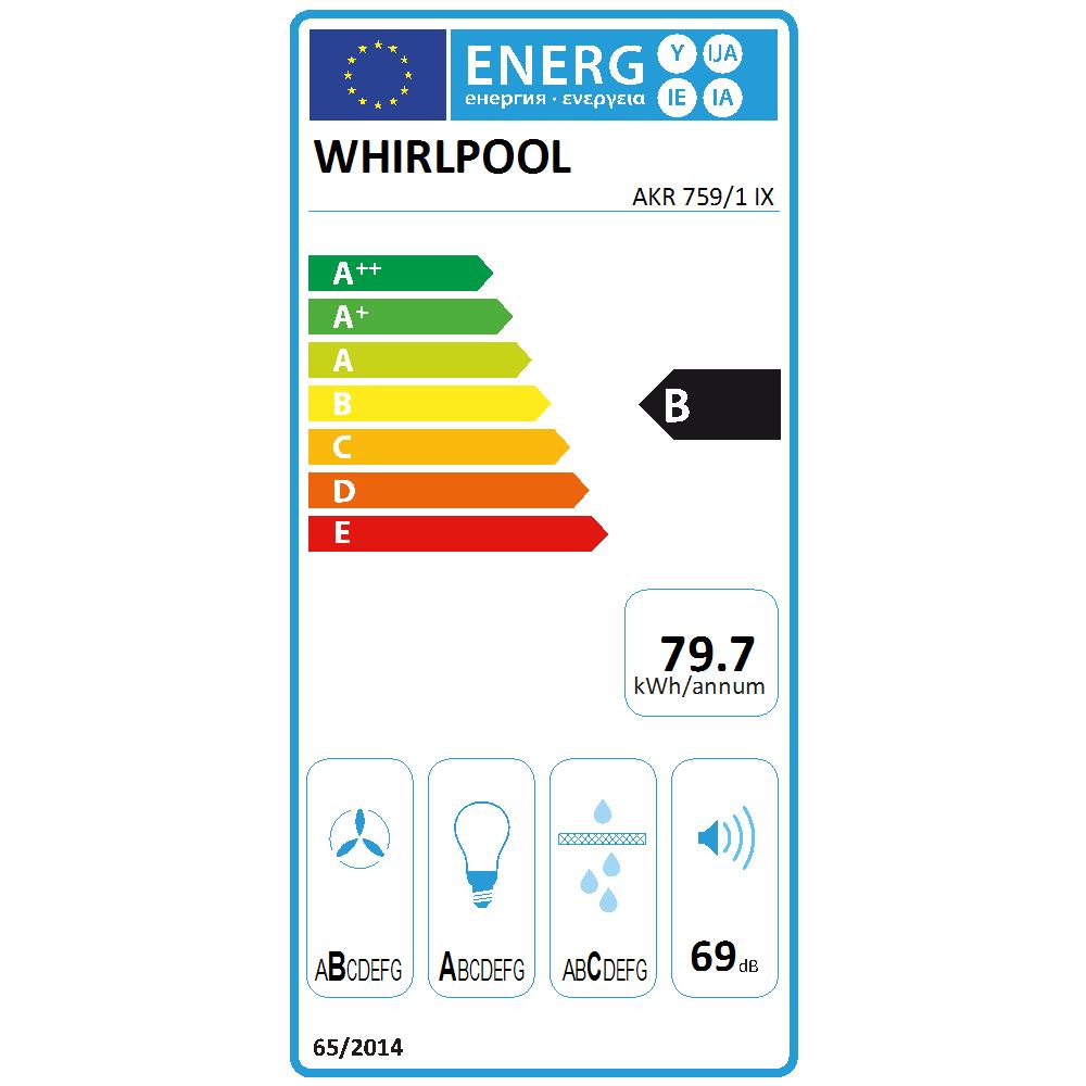 Cappa AKR 759/1 IX a Parete da 89.8 cm Aspirante Colore Inox - Foto 3