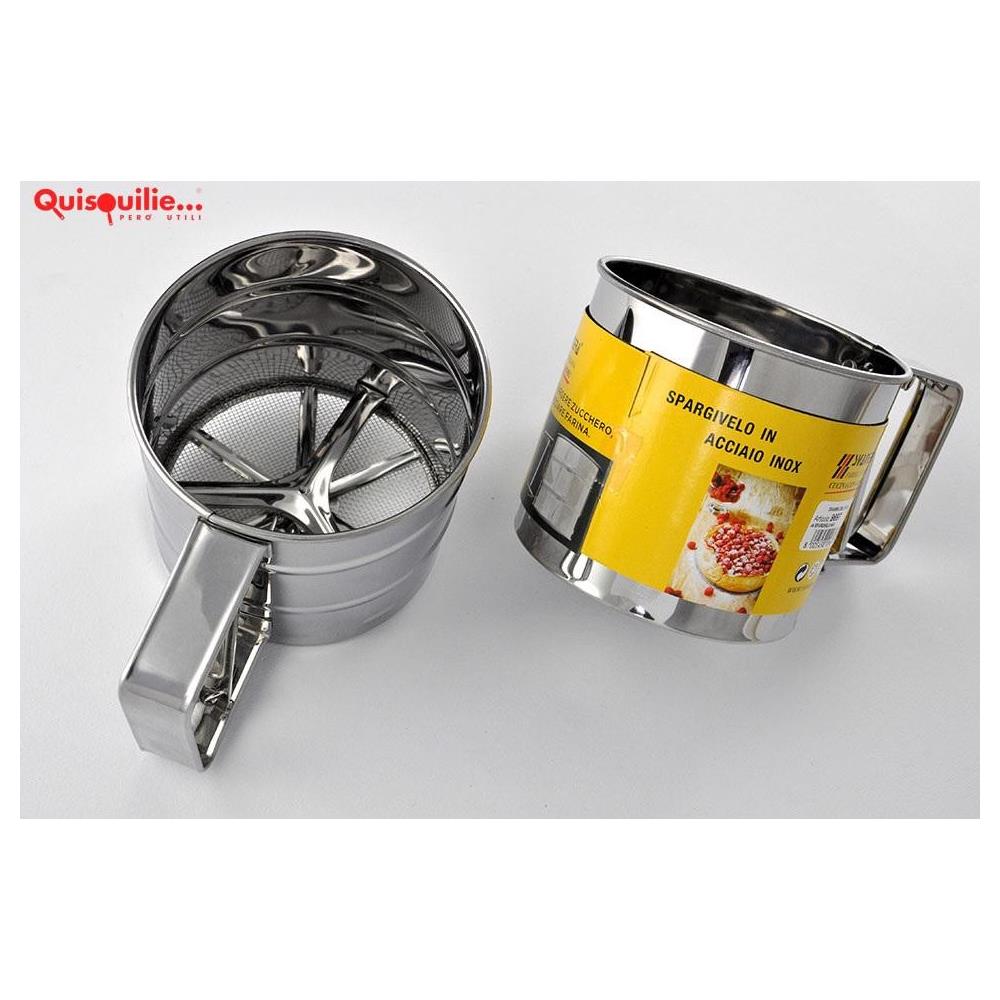 Setaccio Farina In Acciaio Inox - 250g, Per Zucchero A Velo E Dolci - Foto 10