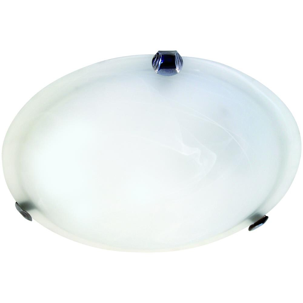 Plafoniera In Alabastro Diametro 40cm 2xe27 Sirio Bianco - Foto 1