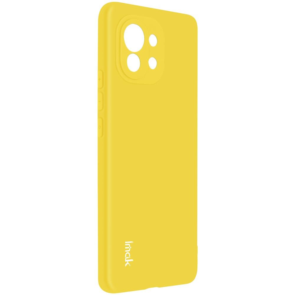 Cover Per Xiaomi Mi 11 In Gel Di Silicone Flessibile E Resistente,, Gialla - Foto 5