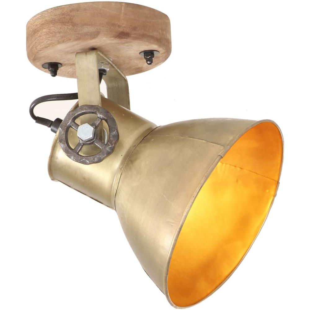 Lampade da Parete / Soffitto 2 pz Industriale Ottone 20x25 cm E27 - Foto 2