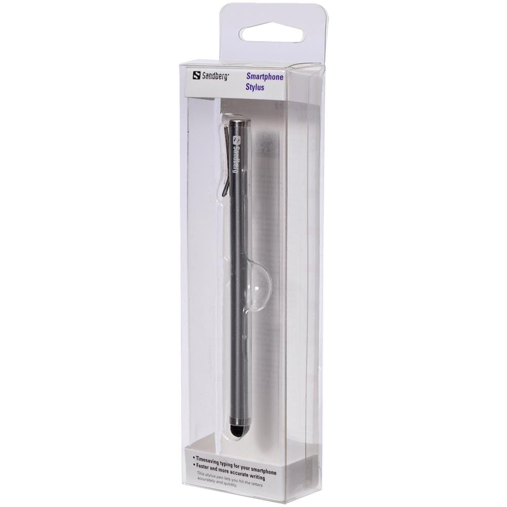 This stylus pen lets you hit the letters accurately and quickly. The compact size and smart aluminium finish make the pen a perfect match for your smartphone. - Foto 1