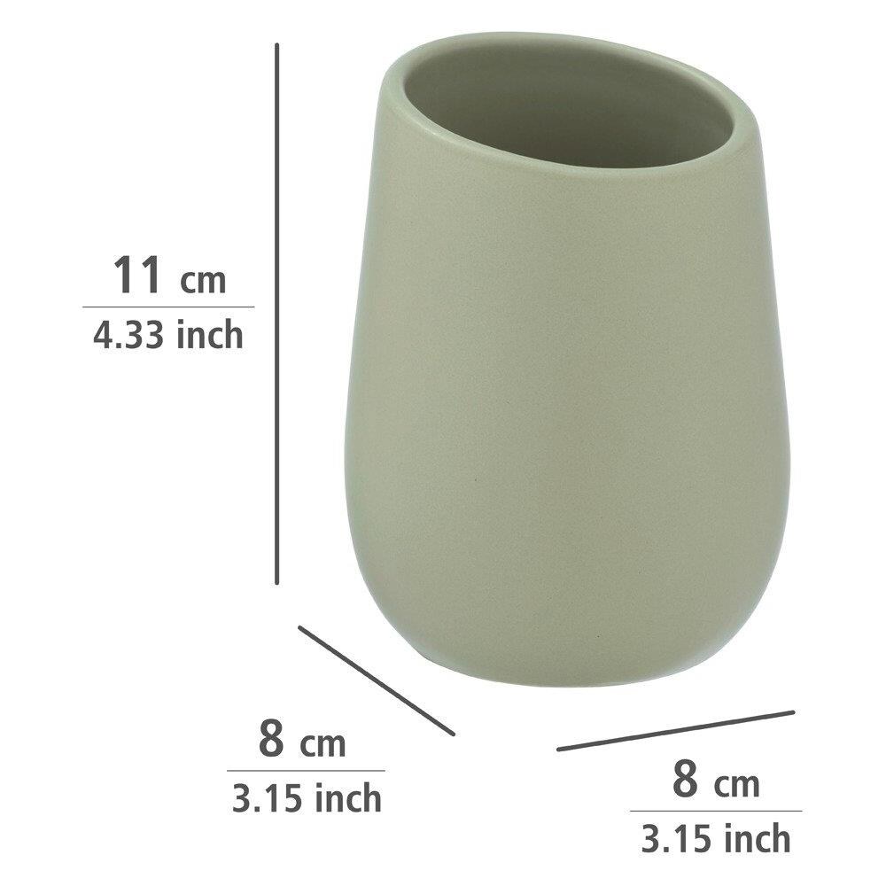Tazza In Ceramica Per Spazzole Badi, Grigio, Wenko - Foto 6
