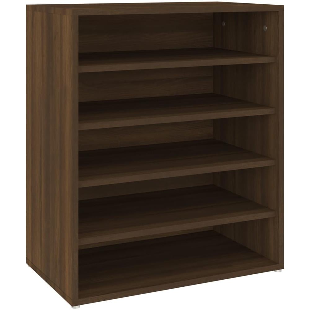 Scarpiera Rovere Marrone 60x35x70 Cm In Legno Multistrato - Foto 2