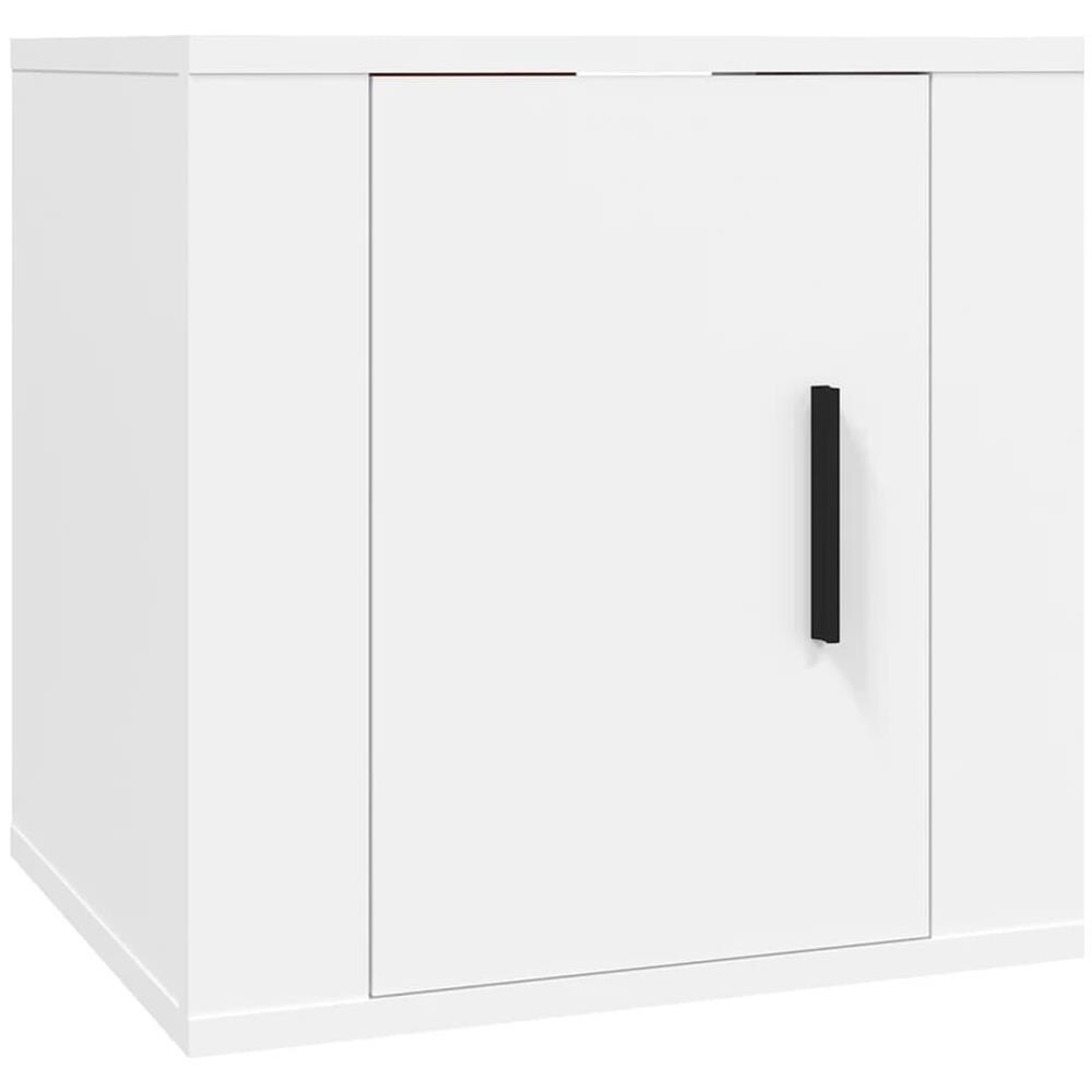Mobile Porta Tv A Parete Bianco 40x34,5x40 Cm - Foto 2