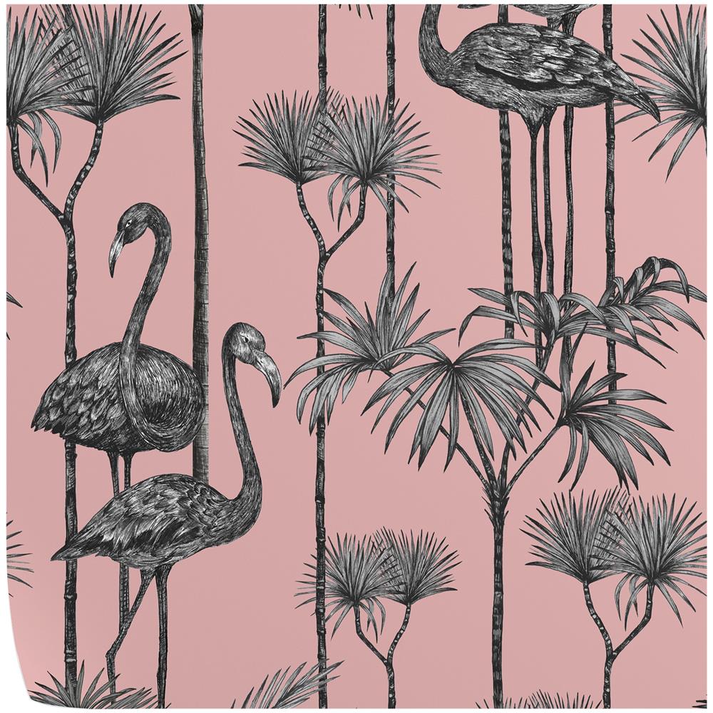 Carta Da Parati Pellicani In Fogli Di Vera Carta Vegana, Made In Italy, 200x280cm, 5,5mq - Foto 1