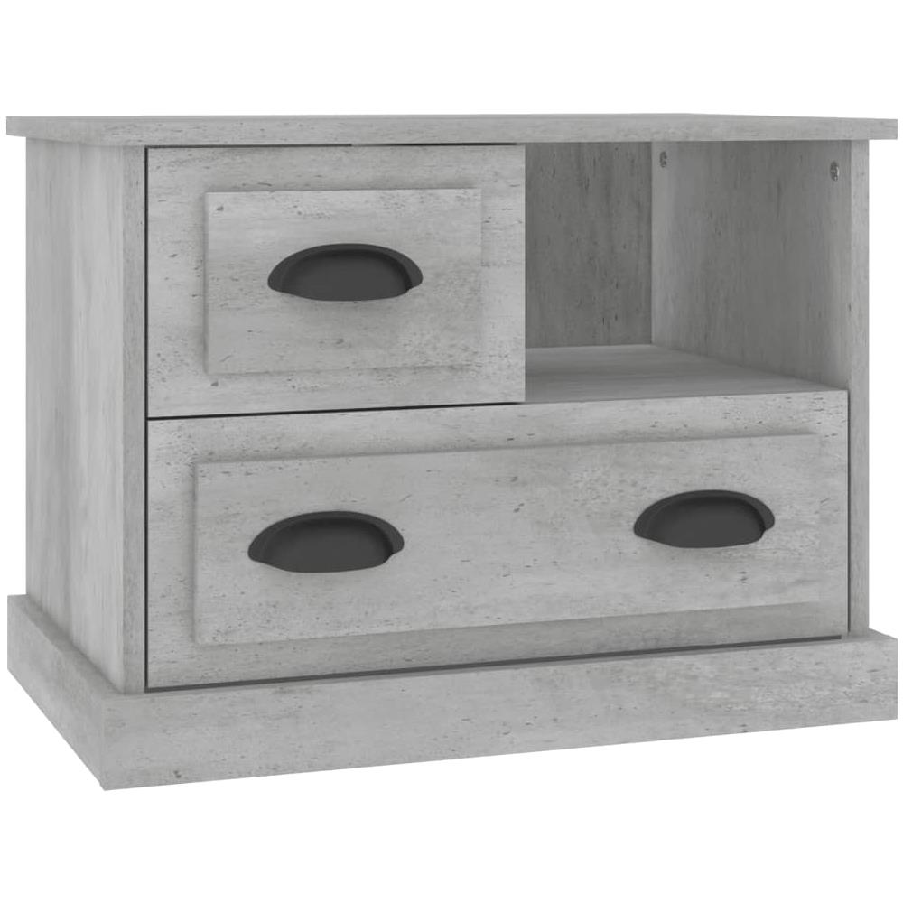 Comodino Grigio Cemento 60x39x45 Cm - Foto 2