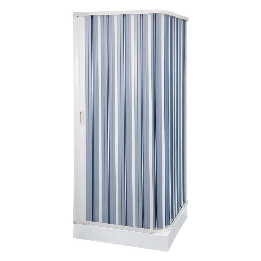 Box Doccia A Soffietto A Due Lati In Pvc Guide Estensibili Aperture Reversibili *** Misure : 80-92 X 68-80 Cm Sx - Foto 1