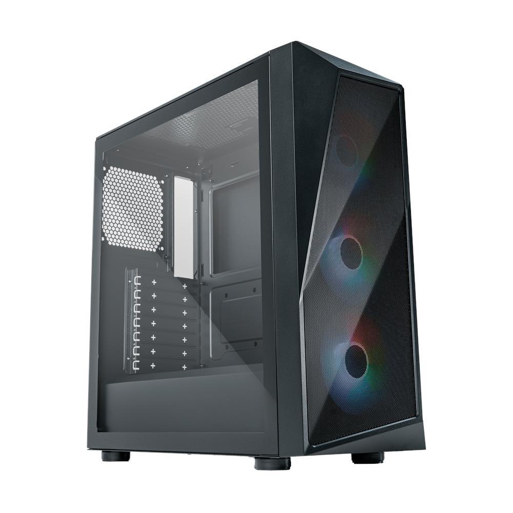 Case CMP 520 Midi Tower ATX, micro ATX, Mini-ITX 1 Porte USB 3.2 Colore Nero (Finestrato) - Foto 1