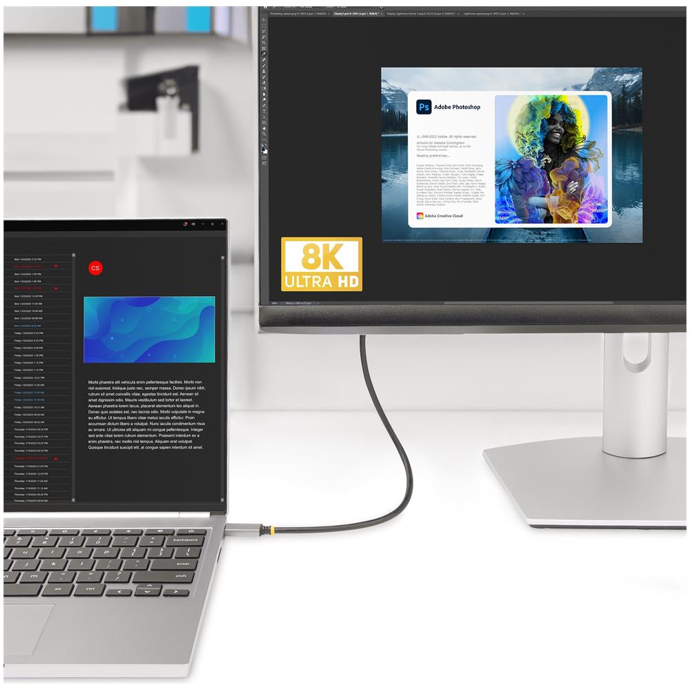 136B-USBC-HDMI213M cavo e adattatore video 3 m USB tipo-C HDMI tipo A (Standard) Grigio - Foto 6