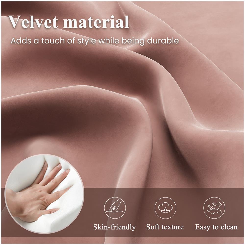 Poltrona - Comfort naturale per tutti i giorni, con schienale avvolgente e sottili gambe in metallo, Rosa - Foto 2