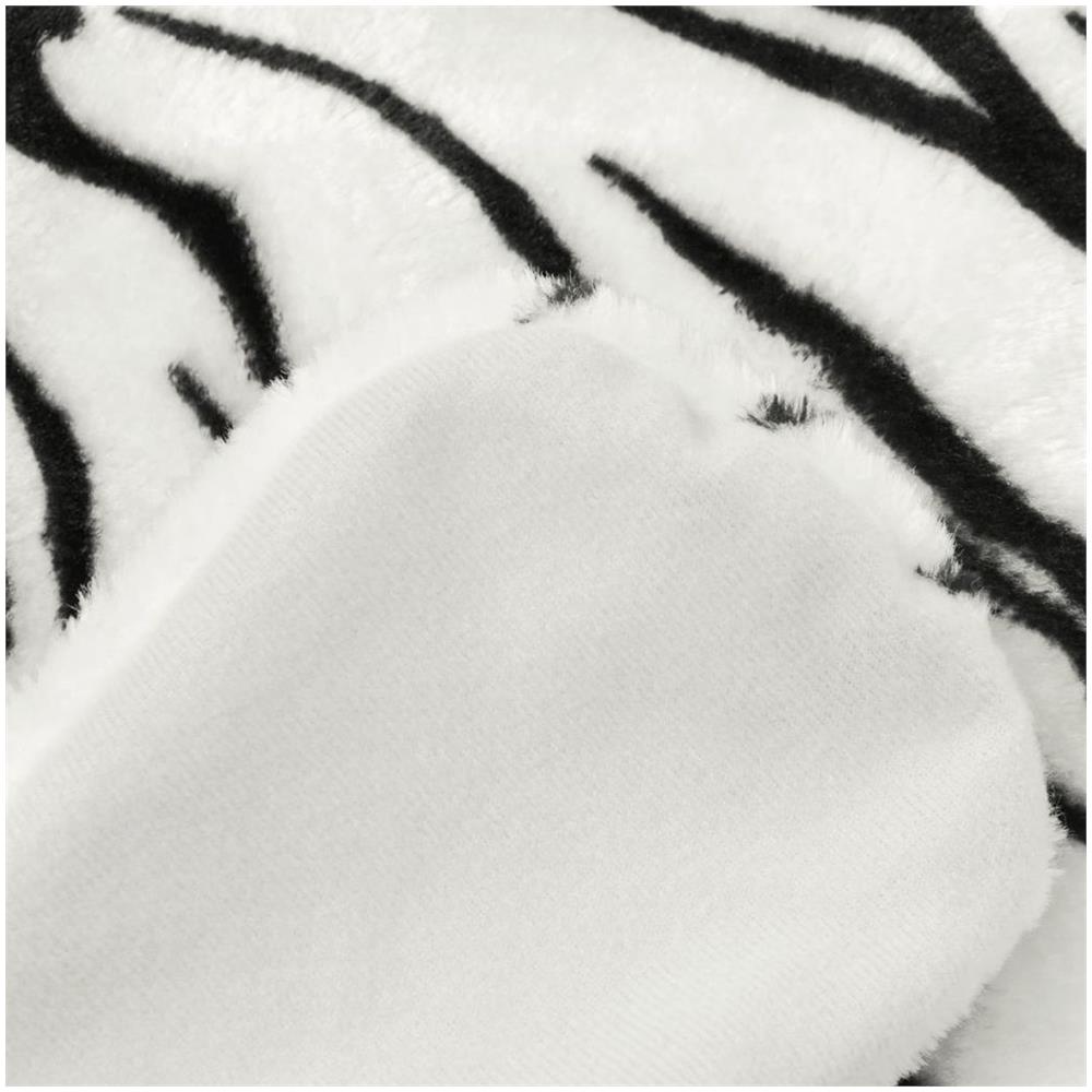 Tappeto di Peluche a Forma di Tigre 144 cm Bianco - Foto 2