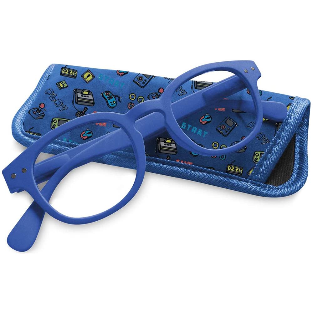 Digital Protection Junior - Occhiali Per Bambini Neutri Per Pc, Tablet, Smartphone E Gaming (filtro Luce Blu) (blu)  - Foto 1