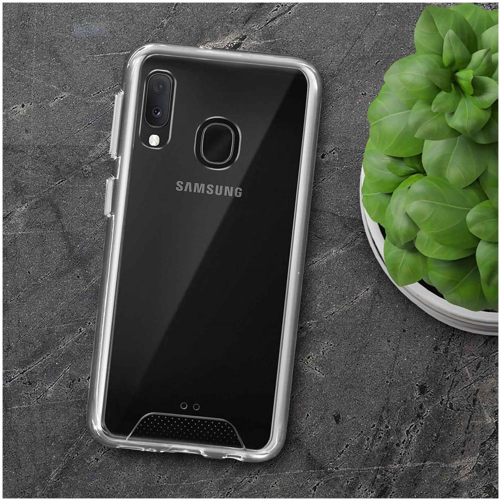 Cover Samsung Galaxy A20e Bi-materiale Collezione Cristal Trasparente - Foto 2