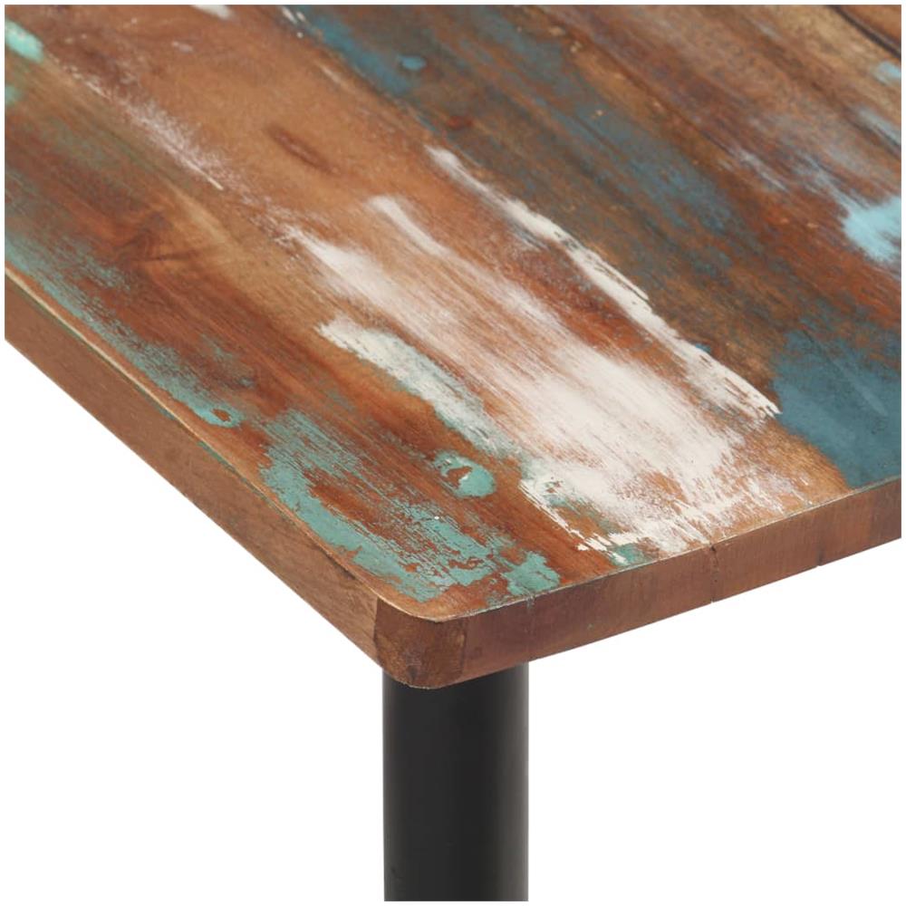 Sedie Da Pranzo 4 Pz In Legno Massello Di Recupero - Foto 8