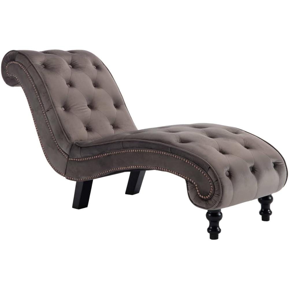 Sdraio Grigia In Velluto - Foto 2