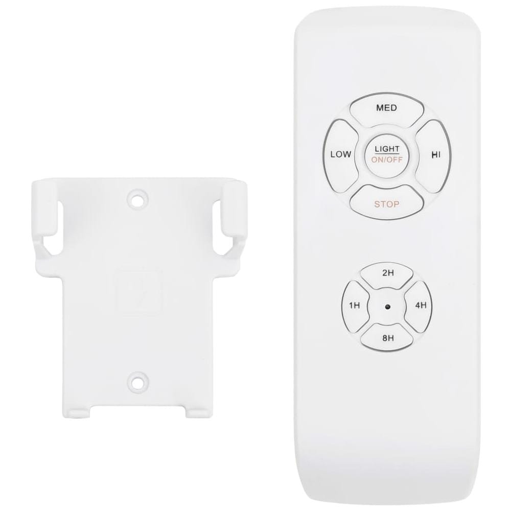 Ventilatore Soffitto con Luce e Telecomando 76 cm Marrone Scuro - Foto 2