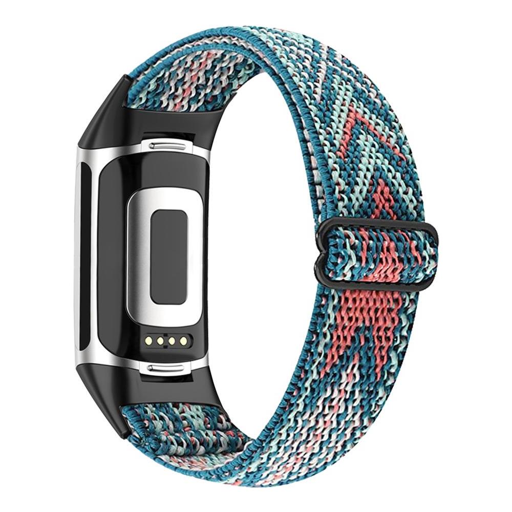 Cinturino Con Motivo A Freccia Compatibile Con Fitbit Charge 5 Multicolore - Foto 1