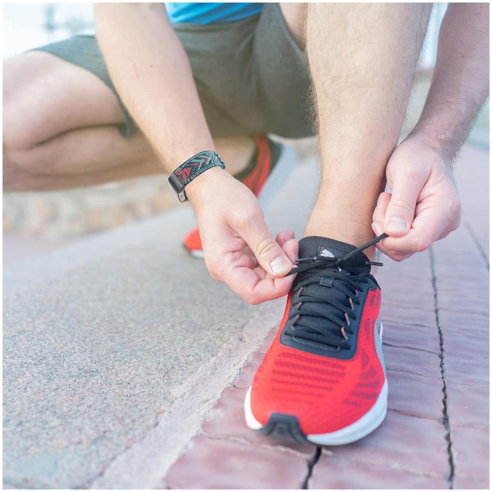 Cinturino Con Motivo A Freccia Compatibile Con Fitbit Charge 5 Multicolore - Foto 2