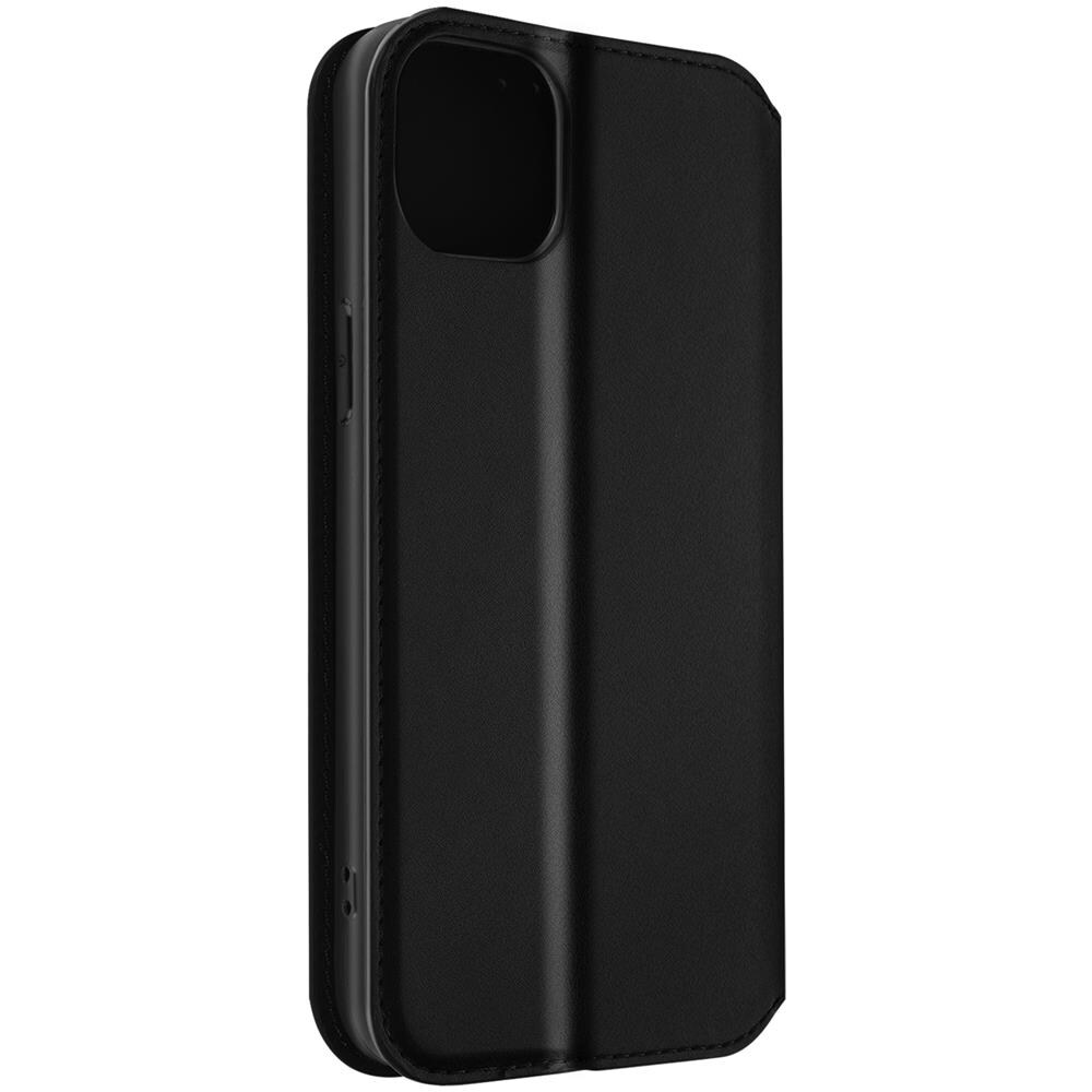 Custodia Iphone 14 Portafoglio Funzione Supporto Video Nera - Foto 5