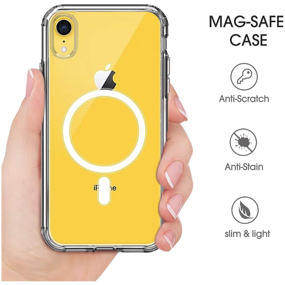 Cover Per Cellulare Iphone Xr Per Caricatore Magsafe Trasparente - Foto 4