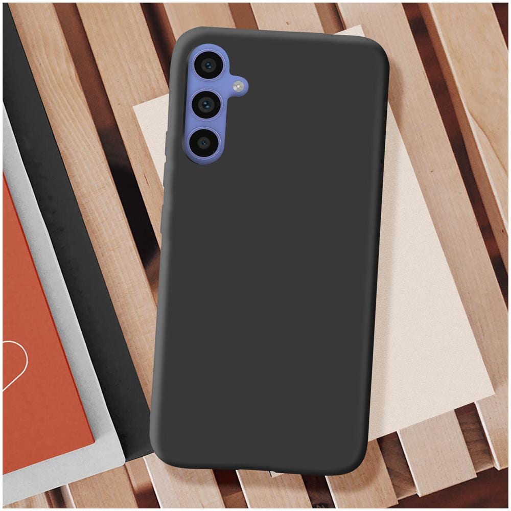 Cover Per Samsung Galaxy A34 5g Silicone Gel Flessibile Sottile Leggera Nera - Foto 2