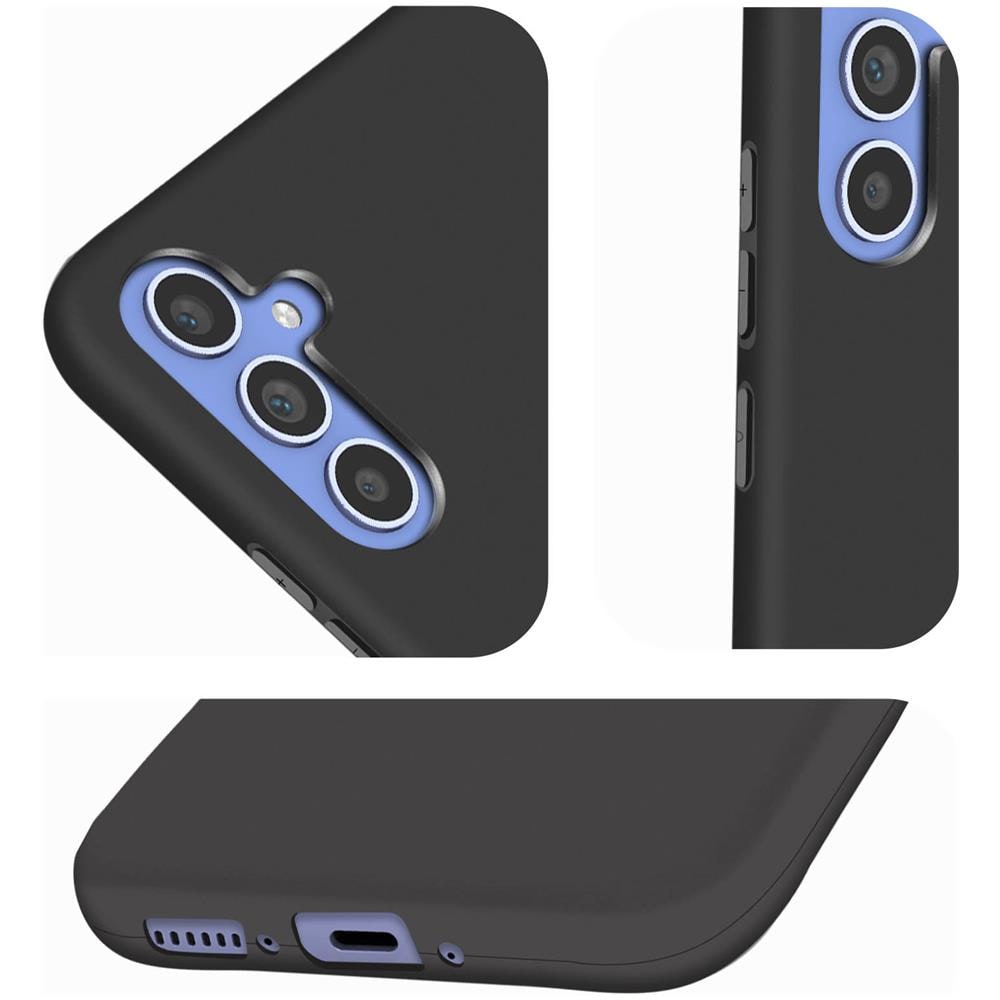 Cover Per Samsung Galaxy A34 5g Silicone Gel Flessibile Sottile Leggera Nera - Foto 5