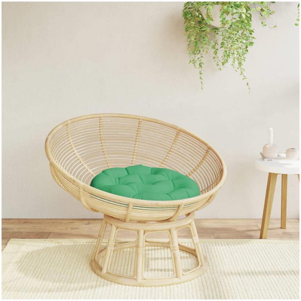 Cuscino Rotondo Verde 60x11 Cm In Tessuto Oxford - Foto 1