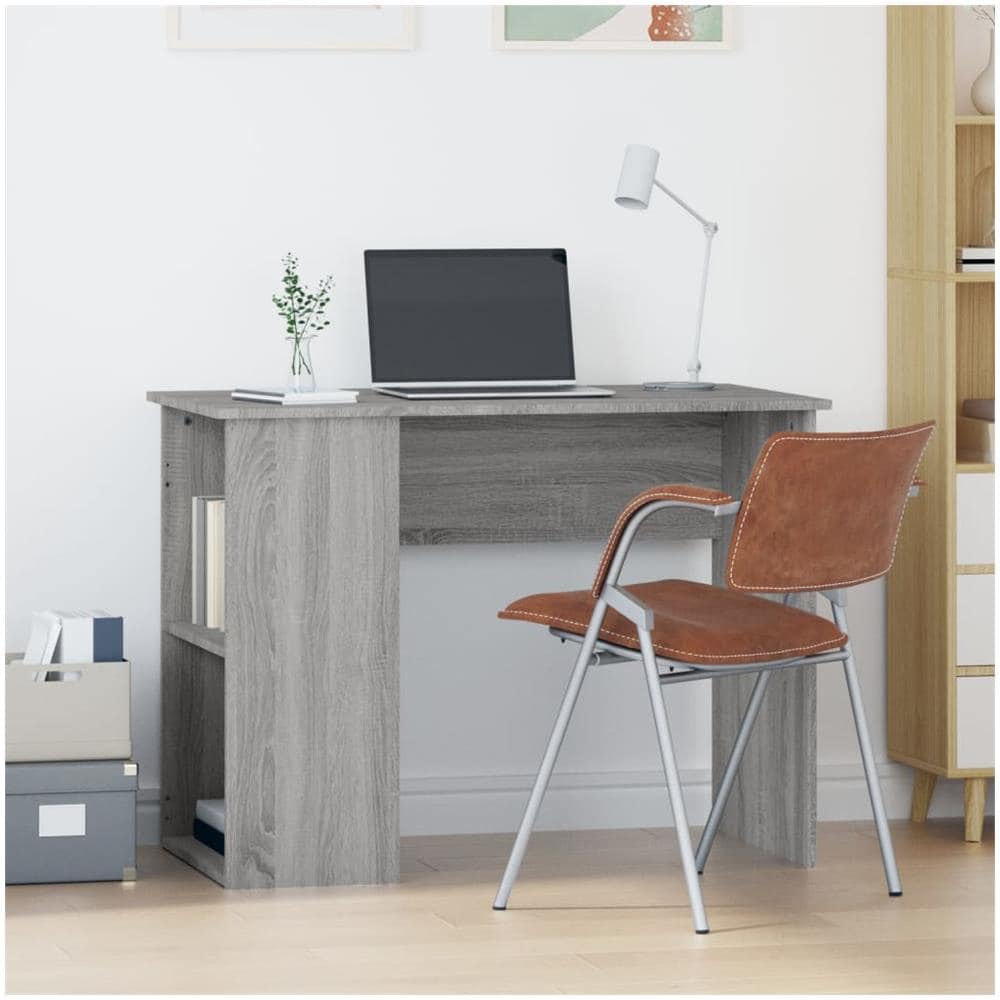 Scrivania Grigio Sonoma 100x55x75 Cm In Legno Multistrato - Foto 1