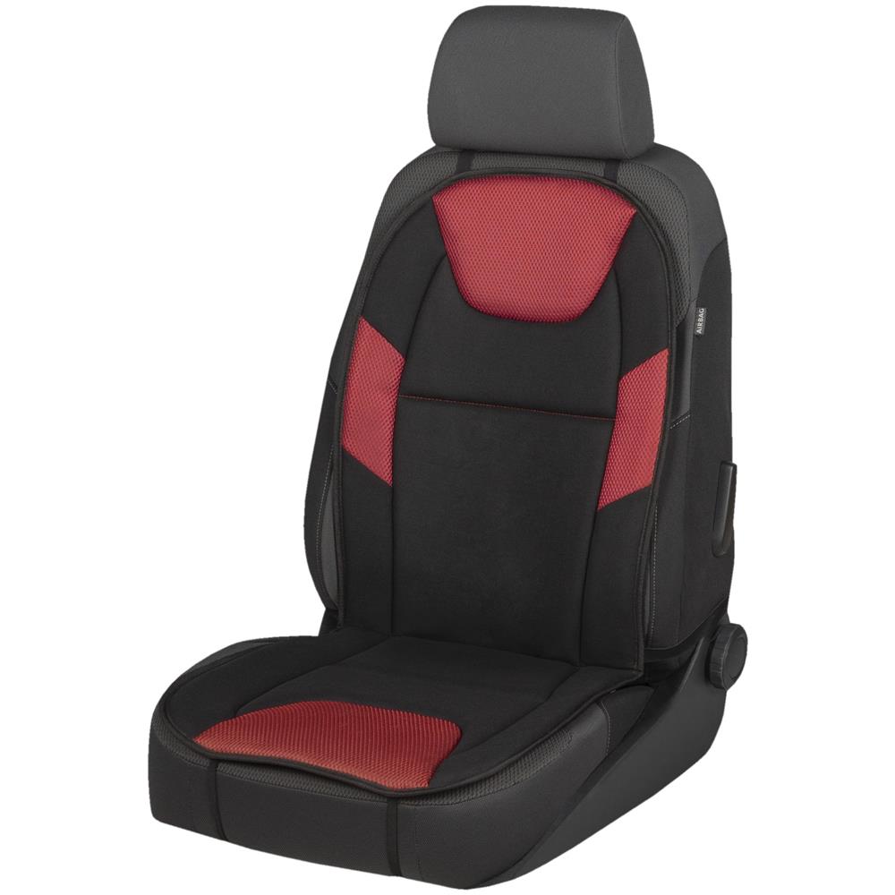 Coprisedili Auto Norris Rosso-nero - Foto 1