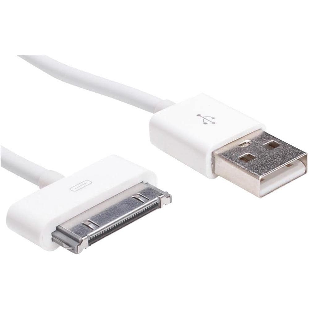 AK-USB-08 cavo USB 1 m USB 2.0 USB A Micro-USB B /Lightning /Apple 30-pin Bianco - Foto 1
