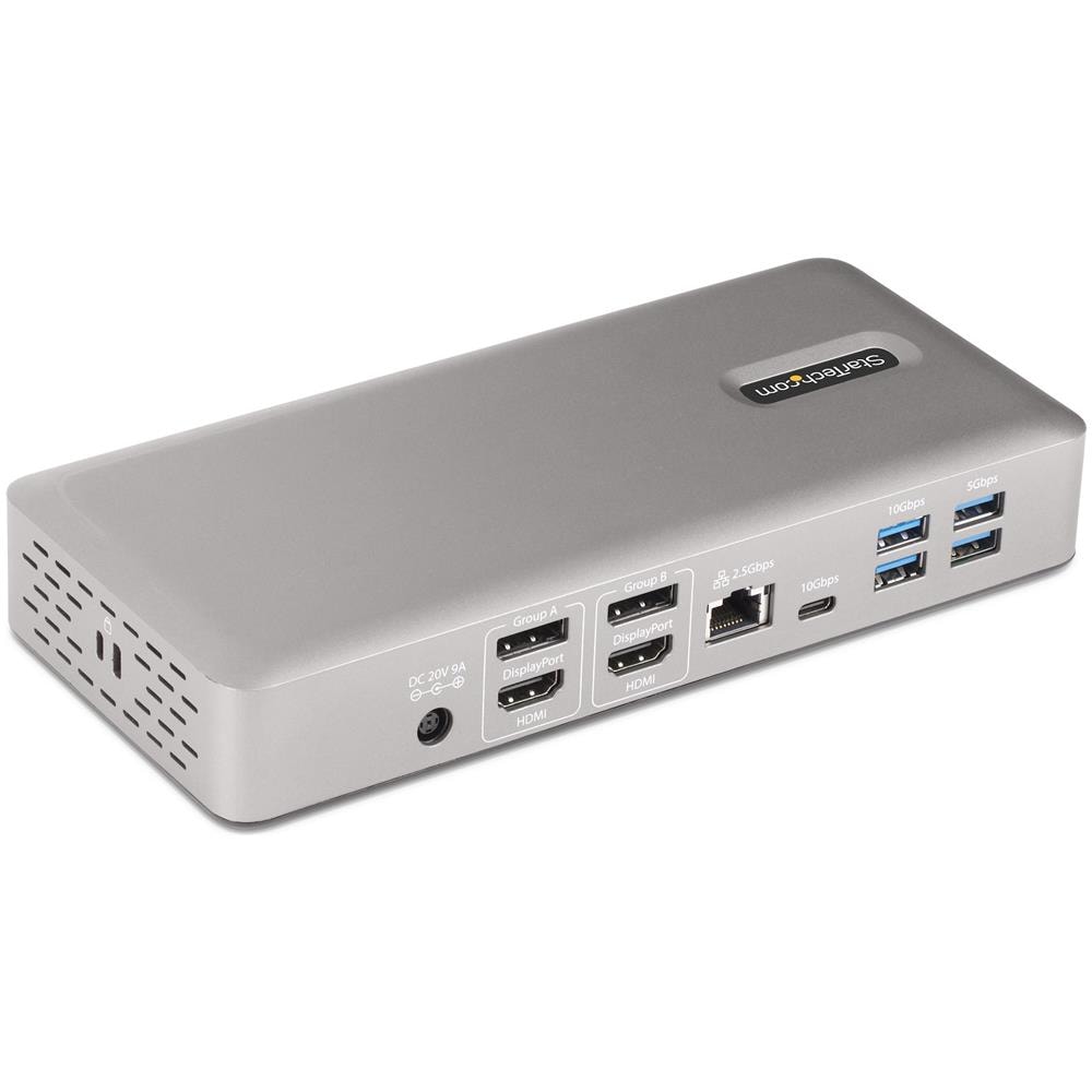 Docking Station Thunderbolt 4 multi monitor, dock TB4 per monitor quadrupli /tripli /doppi - 2x HDMI / 2x DisplayPort, Hub 7x USB, 2,5Gb Ethernet, 98W PD - Foto 2