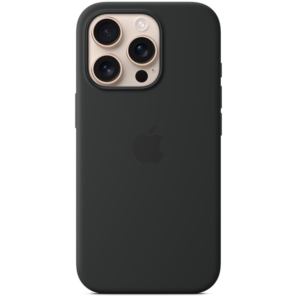 Custodia MagSafe in silicone per iPhone 16 Pro - Colore: Nero - Foto 1