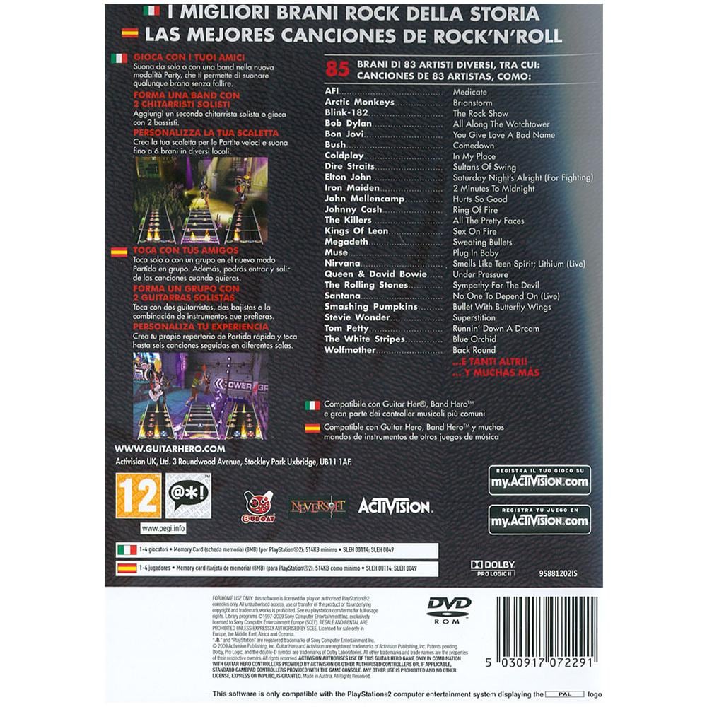 PS2 - Guitar Hero 5 - Foto 3