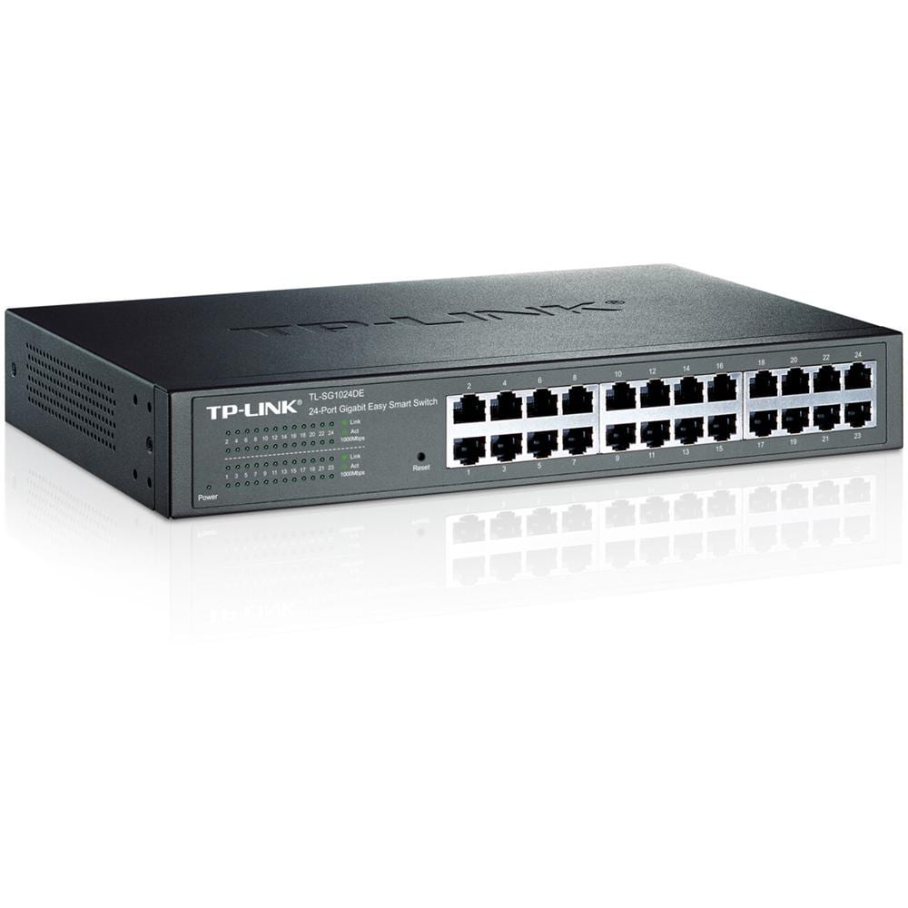 Switch TL-SG1024DE Gestito L2 RJ-45 Gigabit Ethernet (10/100/1000) 10BASE-T, 100BASE-TX, 1000BASE-T Nero - Foto 1
