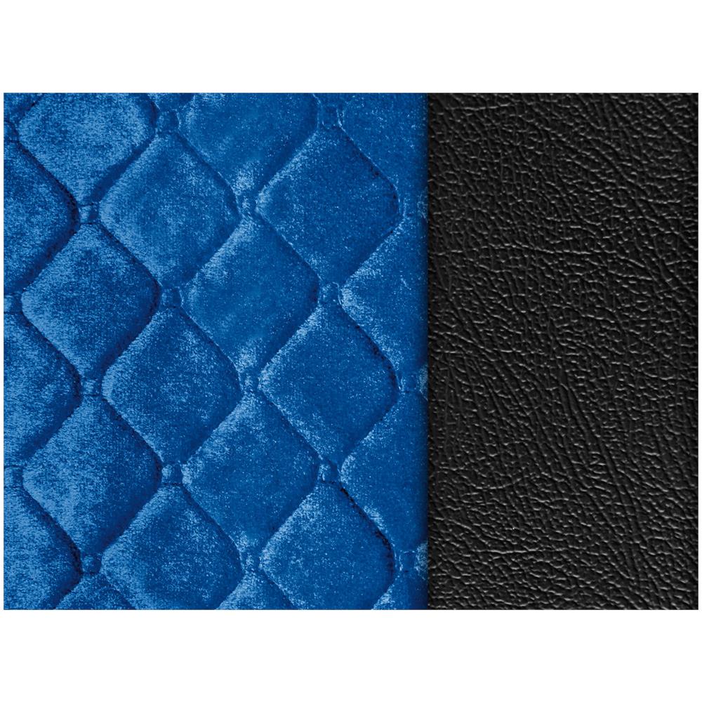 97851 Lolita Coprisedile In Similpelle E Poliestere Nero-blu - Foto 1