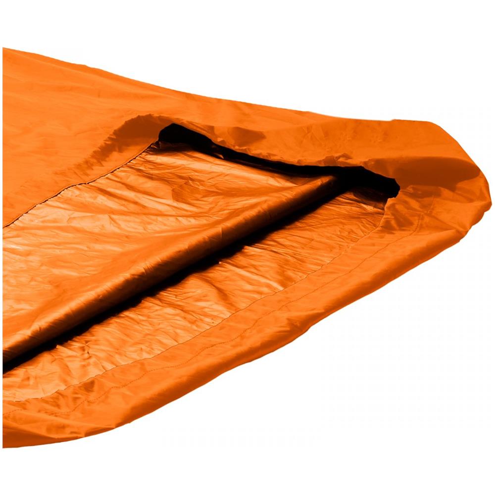 Bivy Single Adulto Rectangular sleeping bag Poliuretano Blu, Arancione - Foto 3